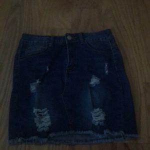 Denim skirt
